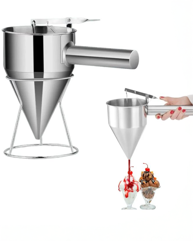 Dozator za Tečno Testo – 750 ml | Nerđajući Čelik