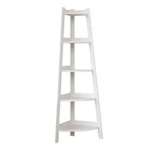 Višenamenska ugaona polica sa 5 nivoa – moderna, vodootporna i prilagodljiva