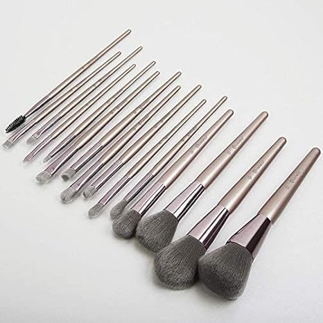 ✨ Set od 15 profesionalnih četkica za šminkanje + kozmetička torbica ✨