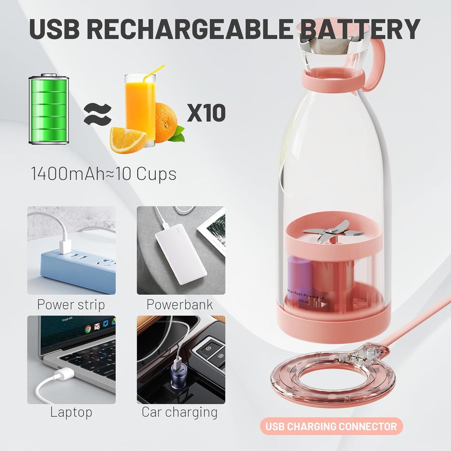 Prenosivi Mini Sokovnik na USB Punjenje