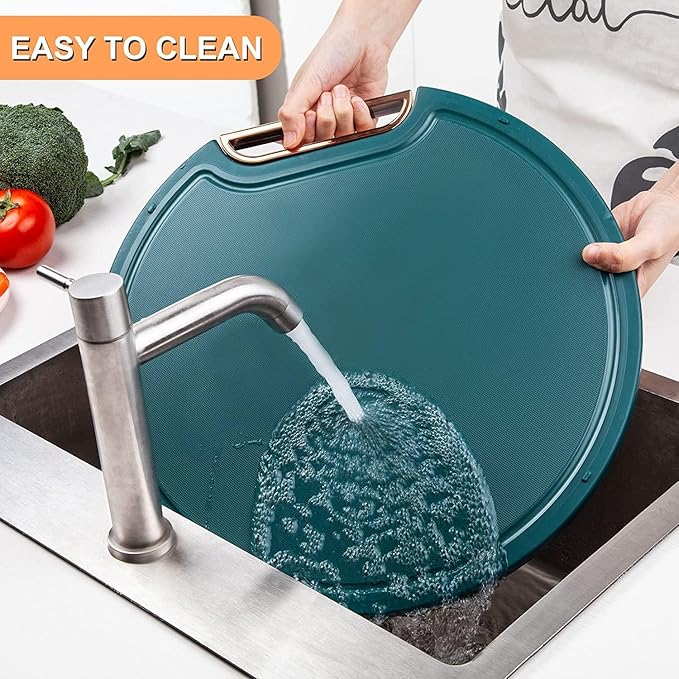 Okrugla Daska za Sečenje – Protiv Buđi, Protivklizna, Idealna za Kuhinju