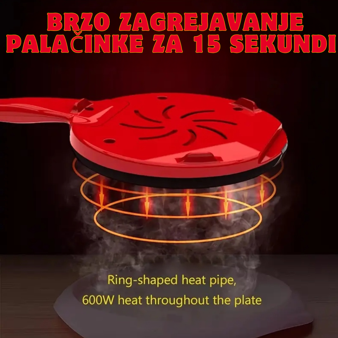 Savršeni tiganj za palačinke  Takodje uz njega ide I posuda za palacinke komplet za pravljenje (u prodaji trenutno najnoviji model po starima cenama 20cm  650 w ne postoji bolji po boljim cenama akcija u toku  )