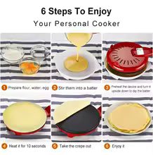 Savršeni tiganj za palačinke  Takodje uz njega ide I posuda za palacinke komplet za pravljenje (u prodaji trenutno najnoviji model po starima cenama 20cm  650 w ne postoji bolji po boljim cenama akcija u toku  )