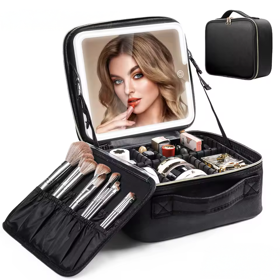 Kofer za sminku sa led ogledalom promo cena 2499 din !!!