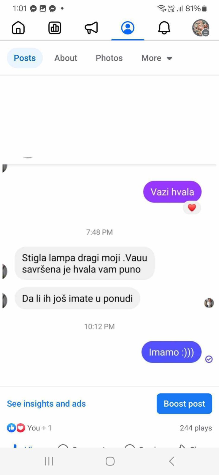 Prelepa lampa 2 u 1 I lampa I zvucnik za muziku