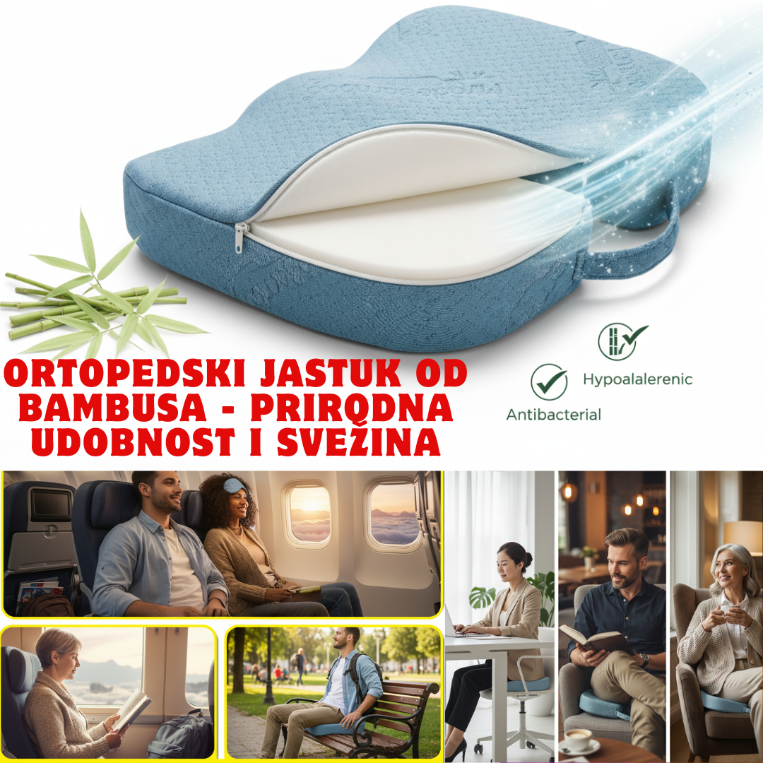 Ortopedski Jastuk Od Bambusa - Prirodna udobnost i sveŽina