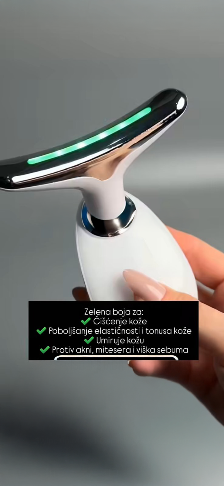 Masažer za učvršćivanje vrata i lica