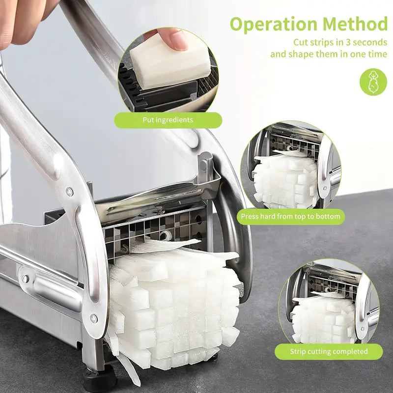 Multifunkcionalni Secko za Pomfrit i Povrće – od nerđajućeg čelika