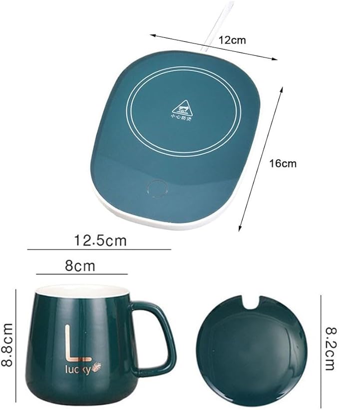 Šolja sa grejačem i USB podmetač za piće sa termostatom 55°C