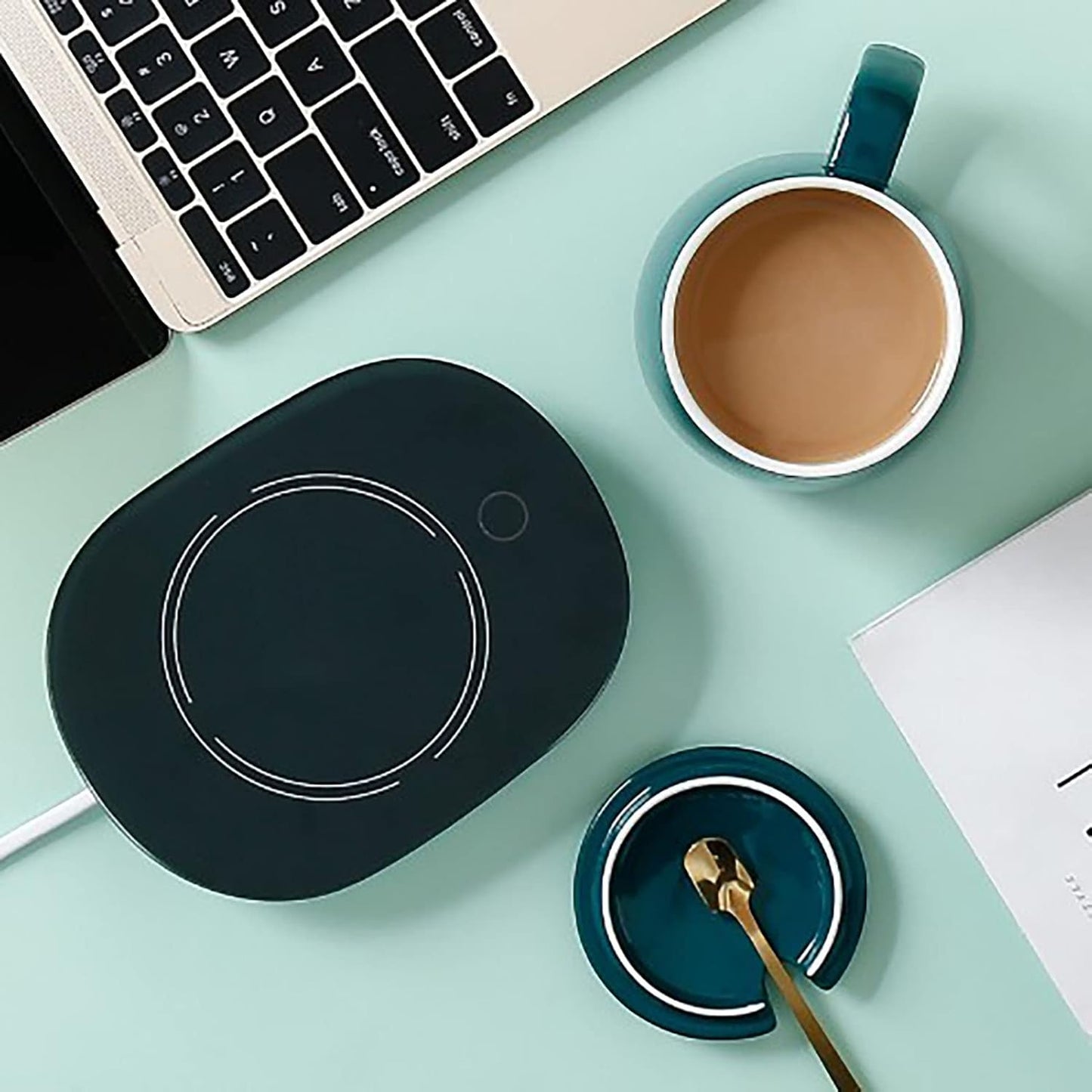 Šolja sa grejačem i USB podmetač za piće sa termostatom 55°C