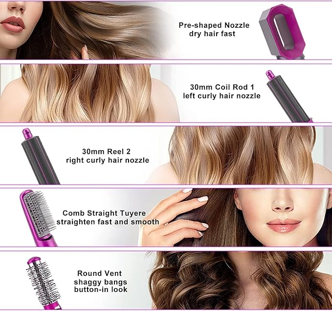 Stajler za kosu 5 u 1 – profesionalni izgled kod kuće!