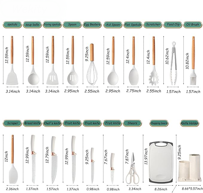 Kuhinjski set od 19 Delova