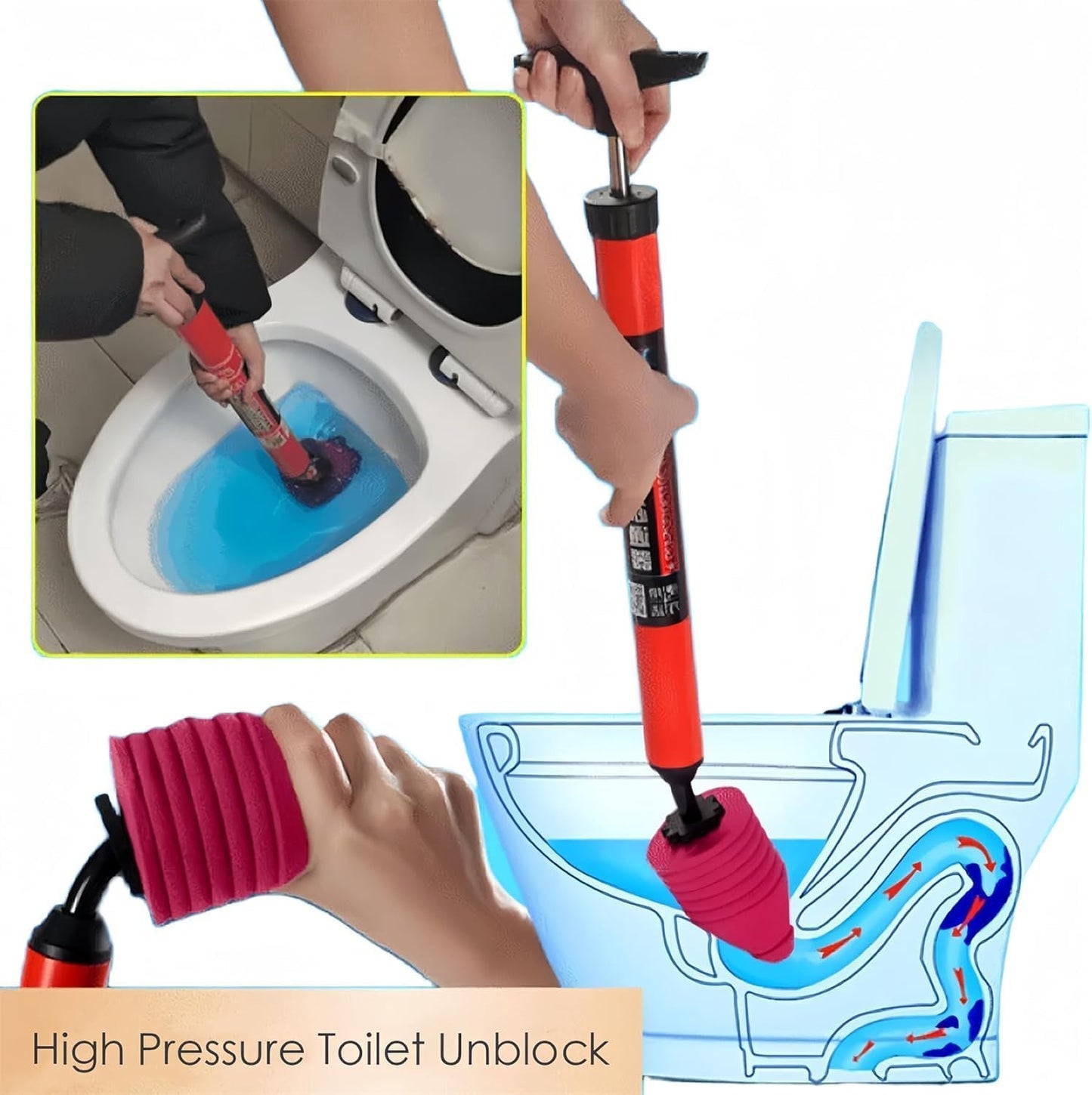 Visokopritisni odgušivač za WC i odvode