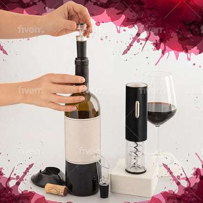 Električni otvarač za vino – automatski vadi čep