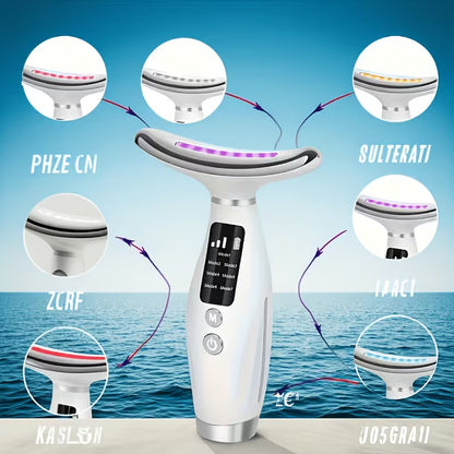 MASAŽER ZA UČVRŠĆIVANJE VRATA I LICA – 7 LED REŽIMA