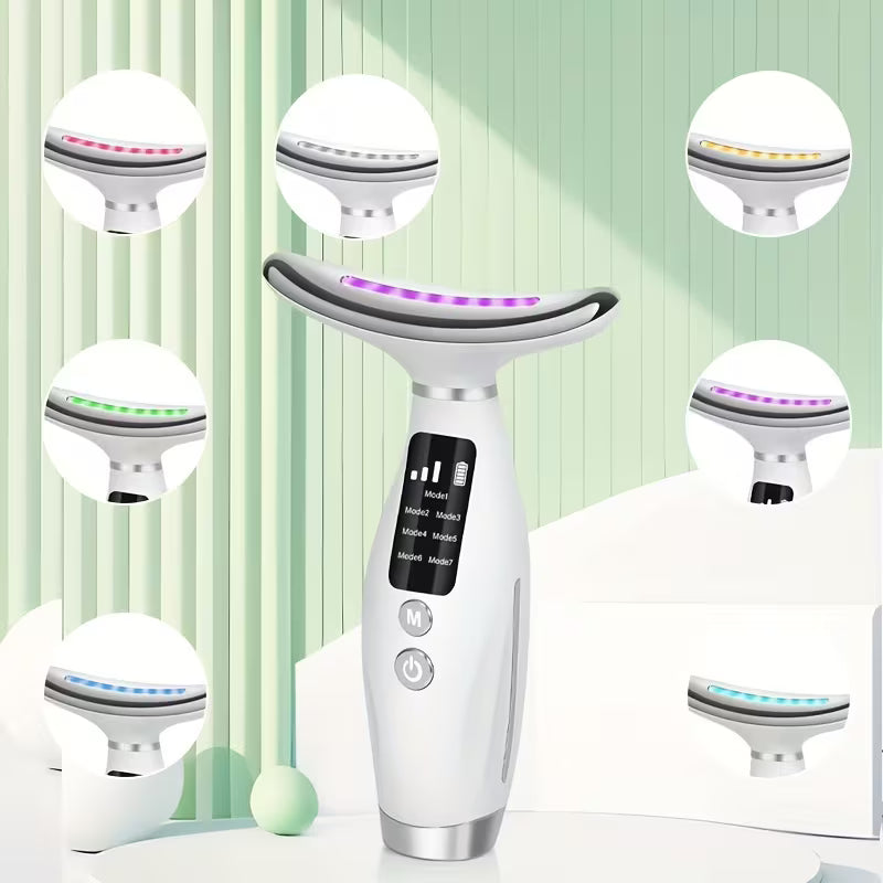 MASAŽER ZA UČVRŠĆIVANJE VRATA I LICA – 7 LED REŽIMA