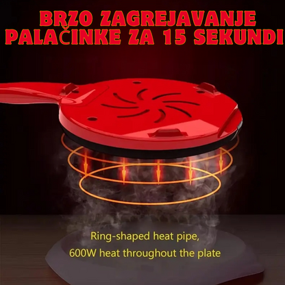 Savršeni tiganj za palačinke  Takodje uz njega ide I posuda za palacinke komplet za pravljenje (u prodaji trenutno najnoviji model po starima cenama akcija )