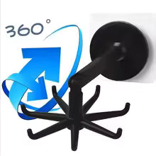 Rotirajući držač za kuhinjski pribor – 2 komada (12 kukica)