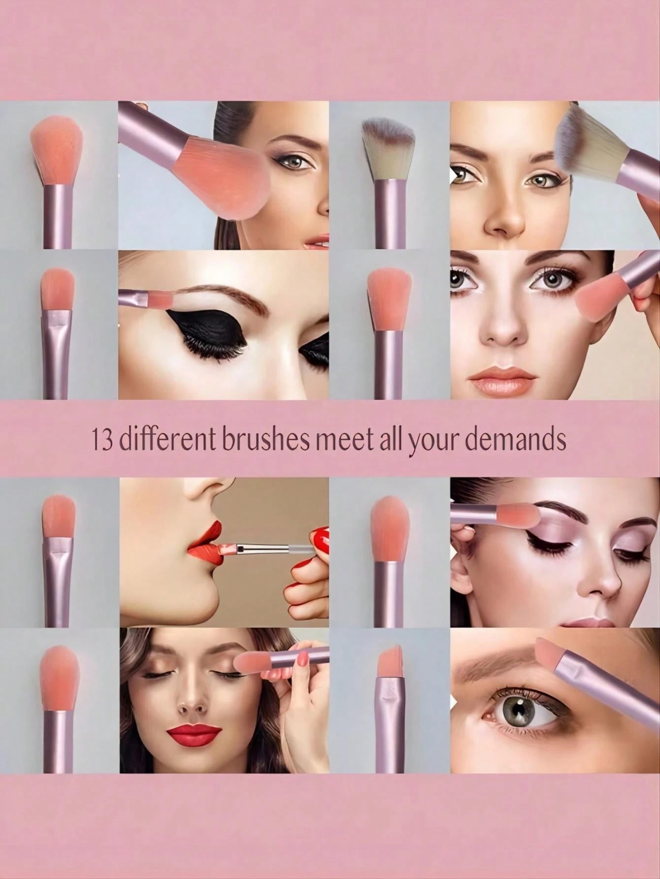 13-delovni luksuzni set makeup četkica