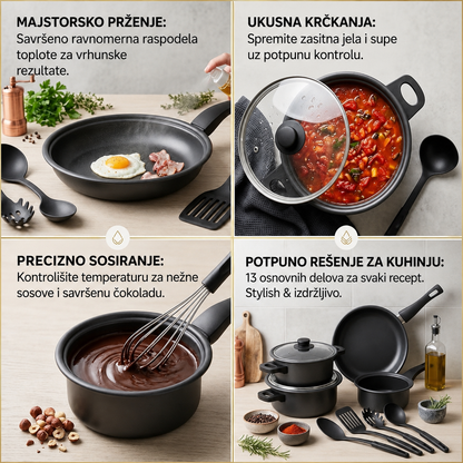 Set šerpi 13 delova