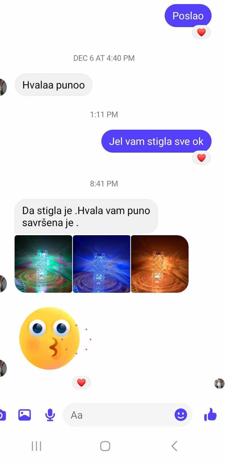 Prelepa lampa 2 u 1 I lampa I zvucnik za muziku