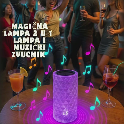 Prelepa lampa 2 u 1 I lampa I zvucnik za muziku