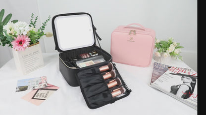 Kofer za sminku sa led ogledalom promo cena 2499 din !!!