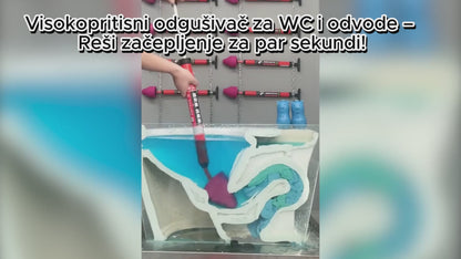 Visokopritisni odgušivač za WC i odvode