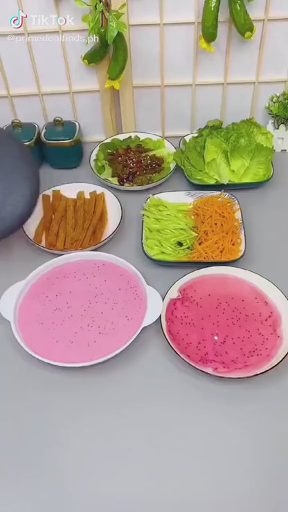 Savršeni tiganj za palačinke  Takodje uz njega ide I posuda za palacinke komplet za pravljenje (u prodaji trenutno najnoviji model po starima cenama akcija )