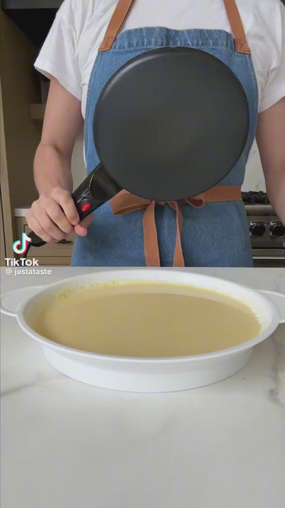 Savršeni tiganj za palačinke  Takodje uz njega ide I posuda za palacinke komplet za pravljenje (u prodaji trenutno najnoviji model po starima cenama akcija )
