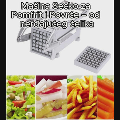 Multifunkcionalni Secko za Pomfrit i Povrće – od nerđajućeg čelika