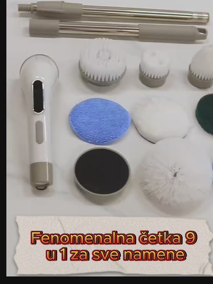 9-u-1 električna rotirajuća četka