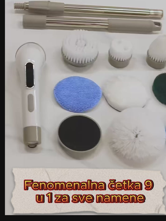 9-u-1 električna rotirajuća četka