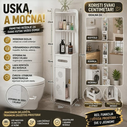 VIŠENAMENSKA USKA POLICA ZA KUPATILO I KUHINJU