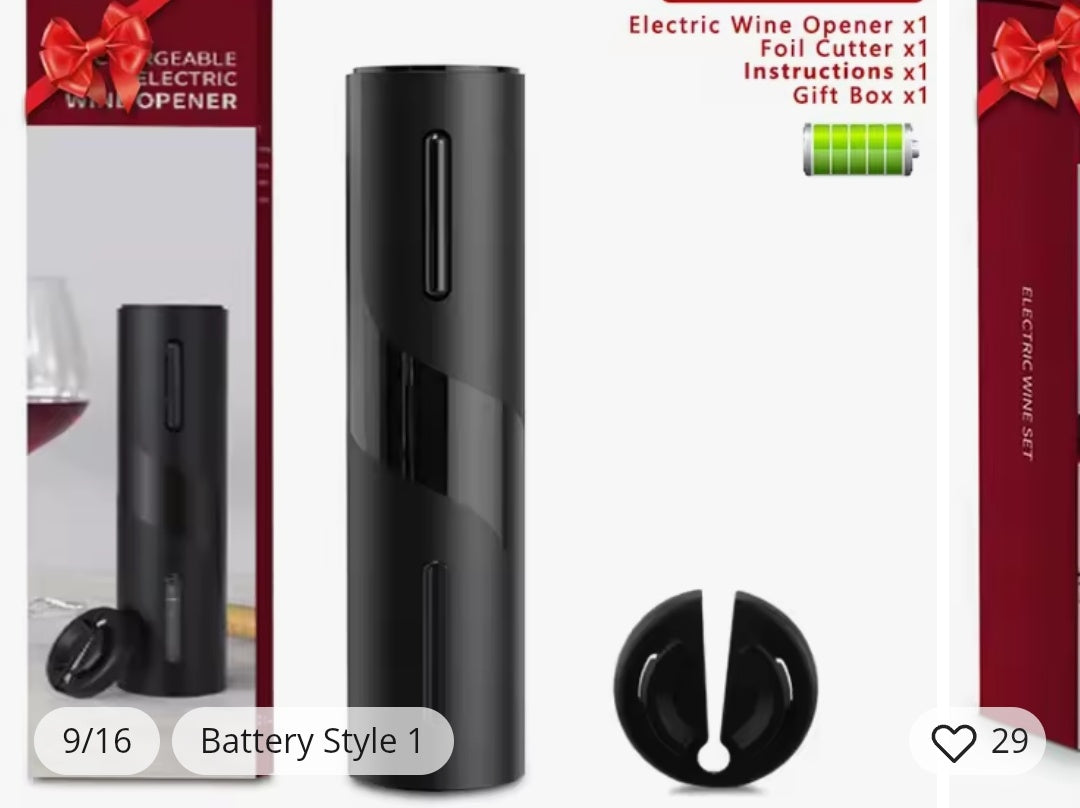 4 u 1 Električni Set za Vino – Stil i praktičnost u jednom!