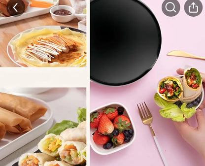 Savršeni tiganj za palačinke  Takodje uz njega ide I posuda za palacinke komplet za pravljenje (u prodaji trenutno najnoviji model po starima cenama akcija )